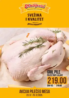 Pregled Matijevic kataloga - važi od 23.12.2025
