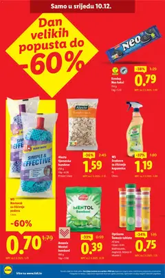 Pregled letka Katalog trgovine Lidl vrijedi od 08.12.2025 | Stranica: 40