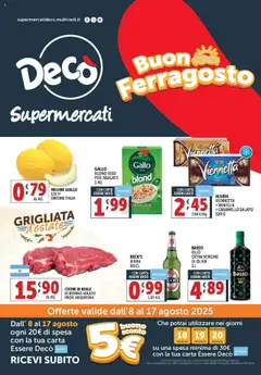 Anteprima dell'opuscolo Volantino Supermercati - Roma dal negozio Decò valido da 08/08/2025