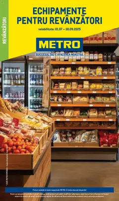 Previzualizarea de cataloage: Metro Catalog nou valabil de la 01.07.2025