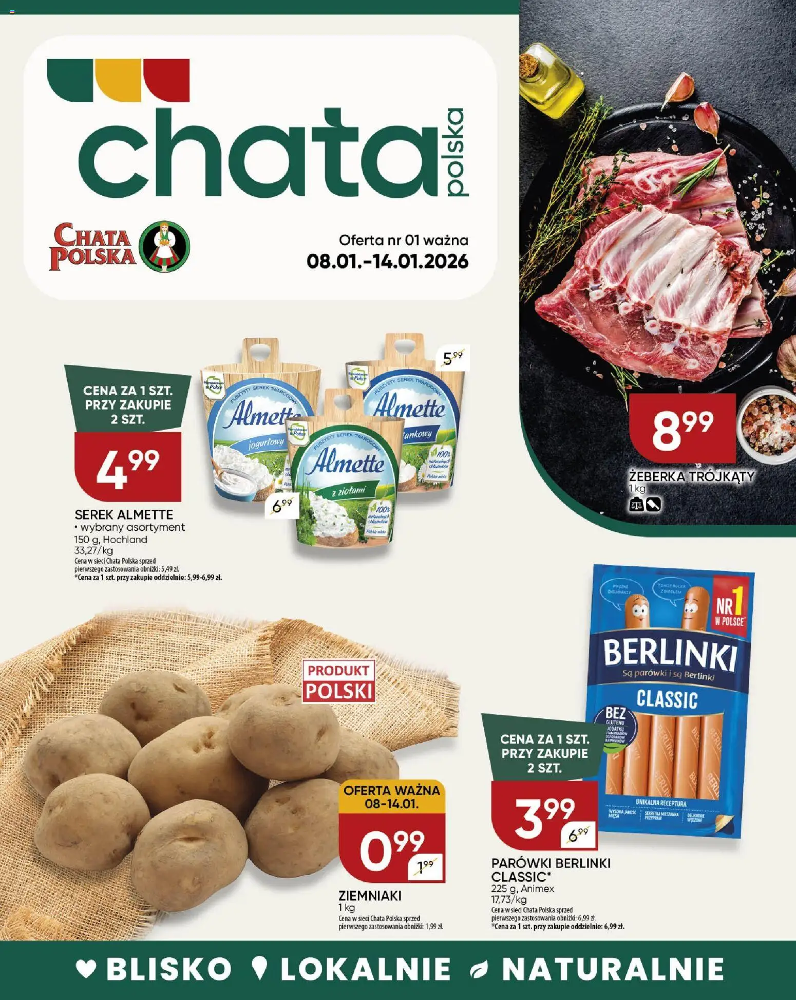 Pogląd gazetki "Gazetka" ze sklepu Chata Polska ważnej od 08.01.2026