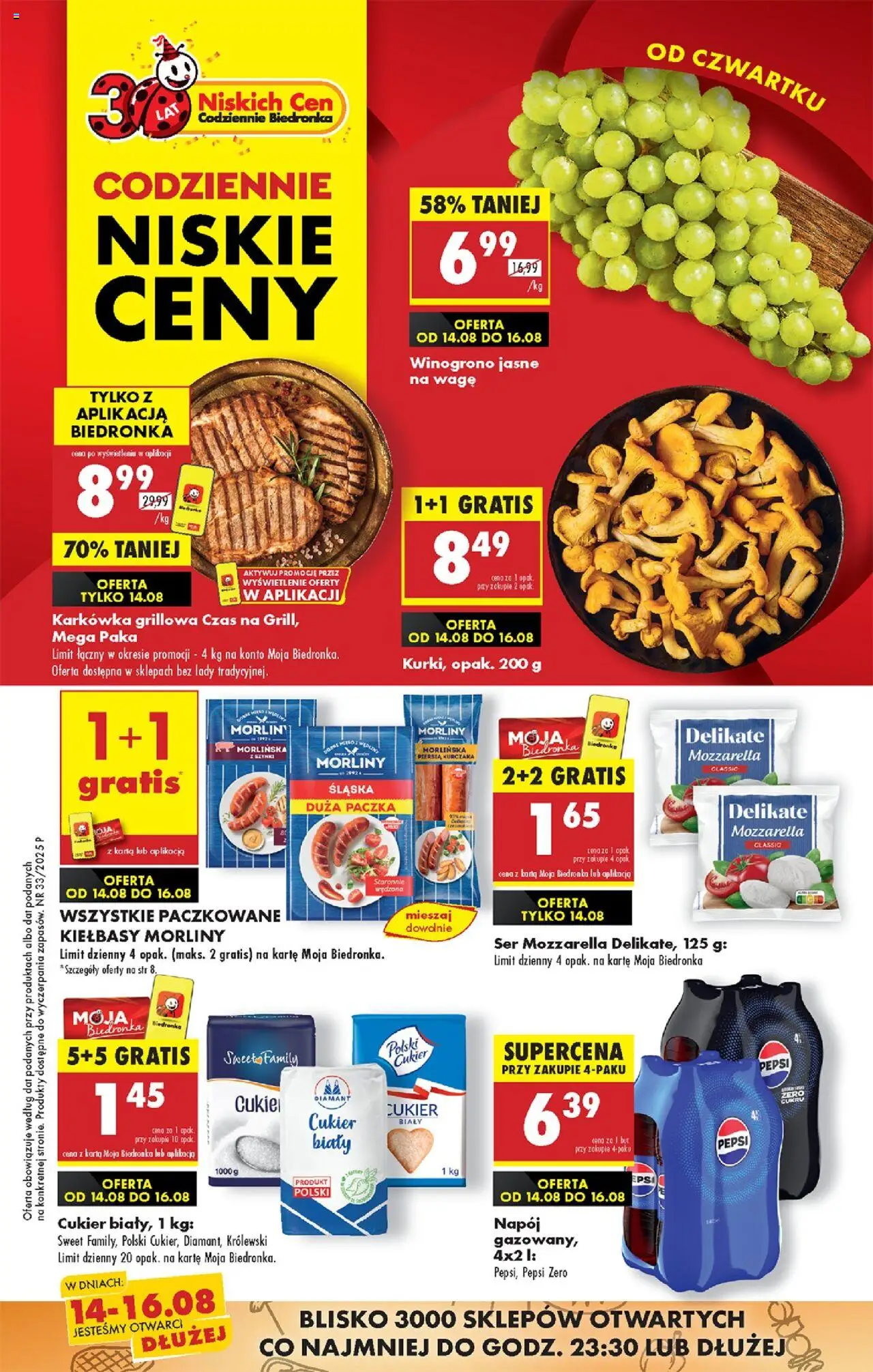 Biedronka gazetka promocyjna 14.08.2025 - "W tym tygodniu" - Numer strony 1