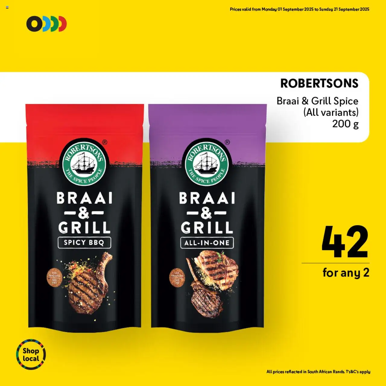 Makro Mood Deals Braai Essentials from 01/09 - 21/09/2025 > Promotions