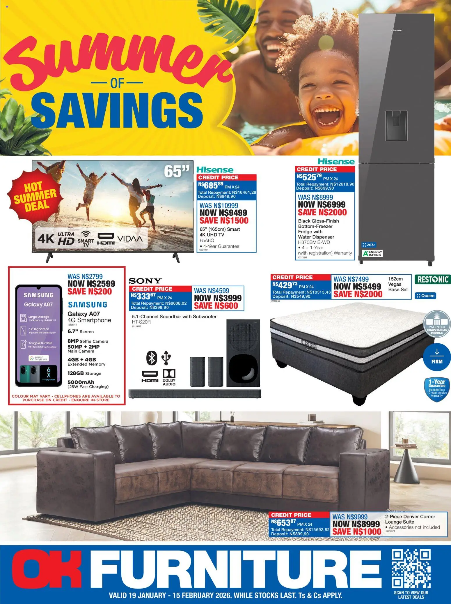 Preview of OK Furniture flyer valid from 19/01/2026