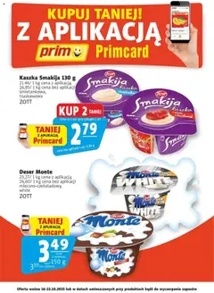 Pogląd gazetki "Promocje Primcard" ze sklepu Prim Market ważnej od 16.10.2025