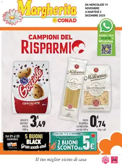 Anteprima dell'opuscolo Volantino Margherita Lombardia dal negozio Conad valido da 19/11/2025