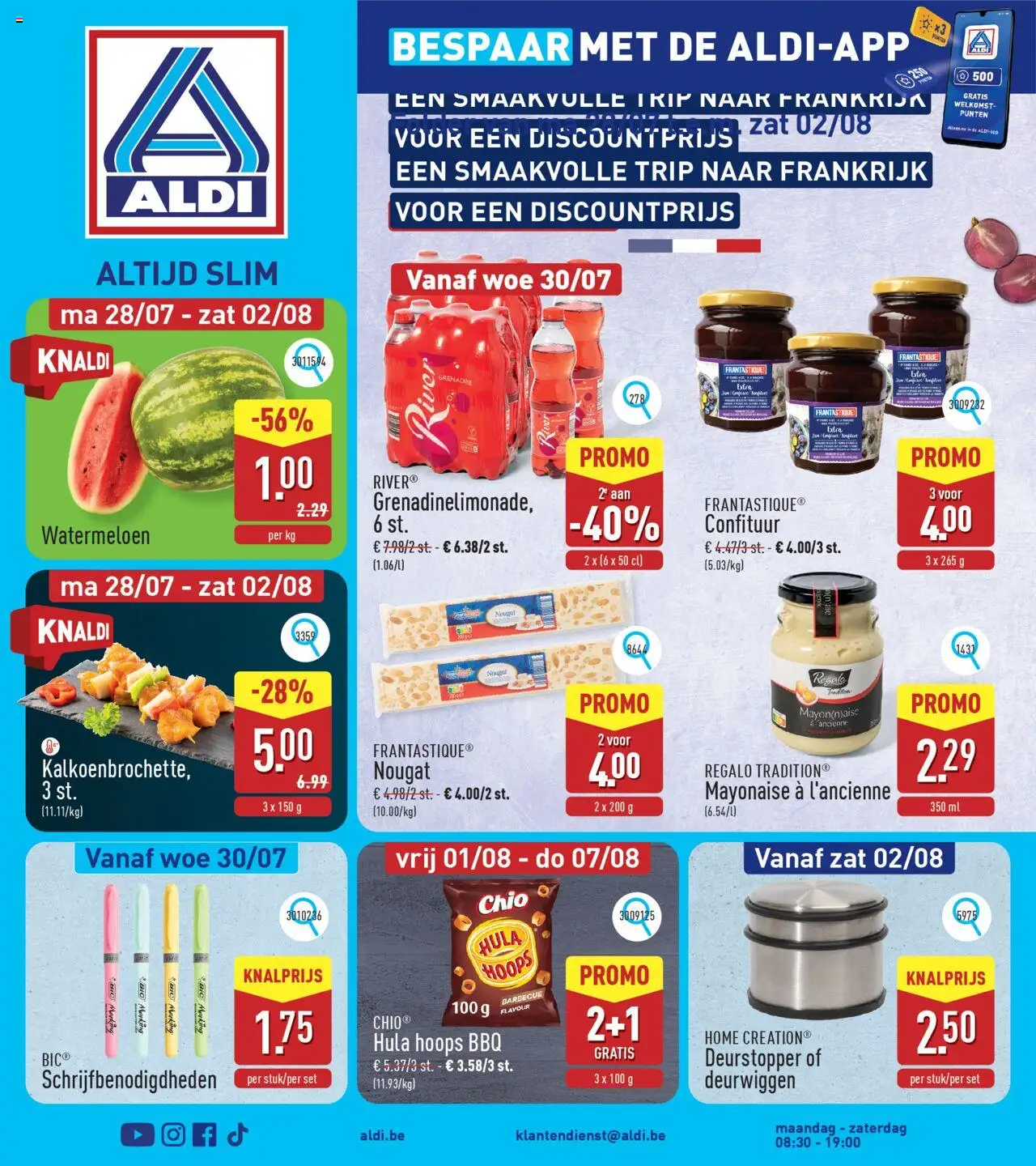 Aldi shop Folder week 31 geldig vanaf 28/07/2025 - Paginanummer 1