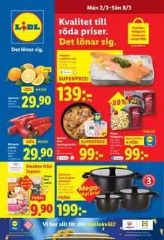 Förhandsgranska reklamblad Lidl erbjudanden från butik Lidl gäller från 02/03/2026