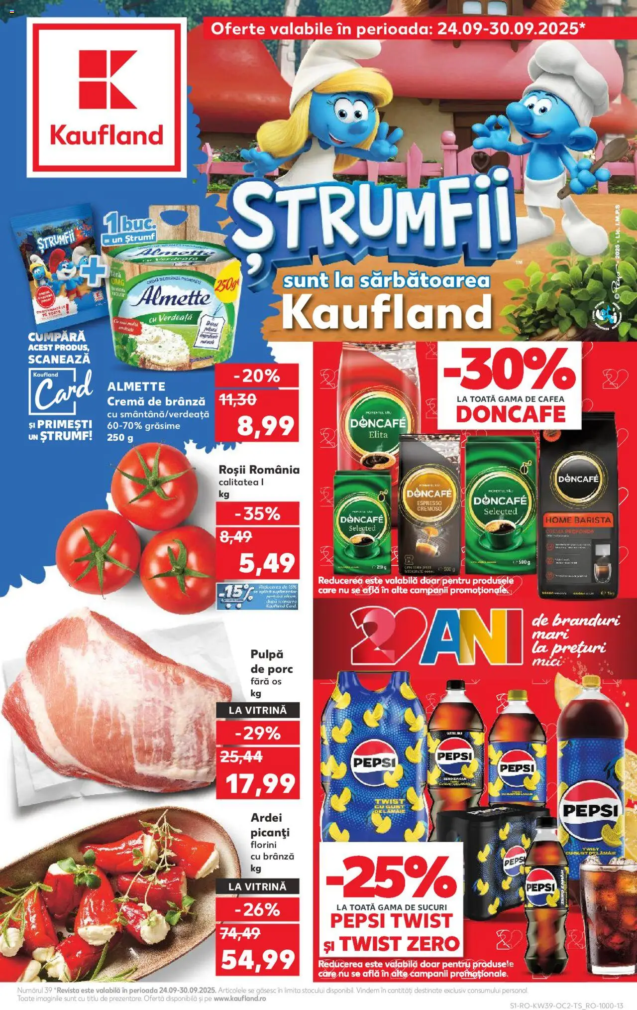 Kaufland RO aktuális szórólap, érvényes 2025.09.24.-től - 1 oldal