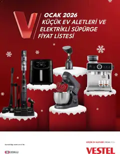 Vestel Küçük Ev Aletleri 01.01.2026 - Broşürünün önizlemesi