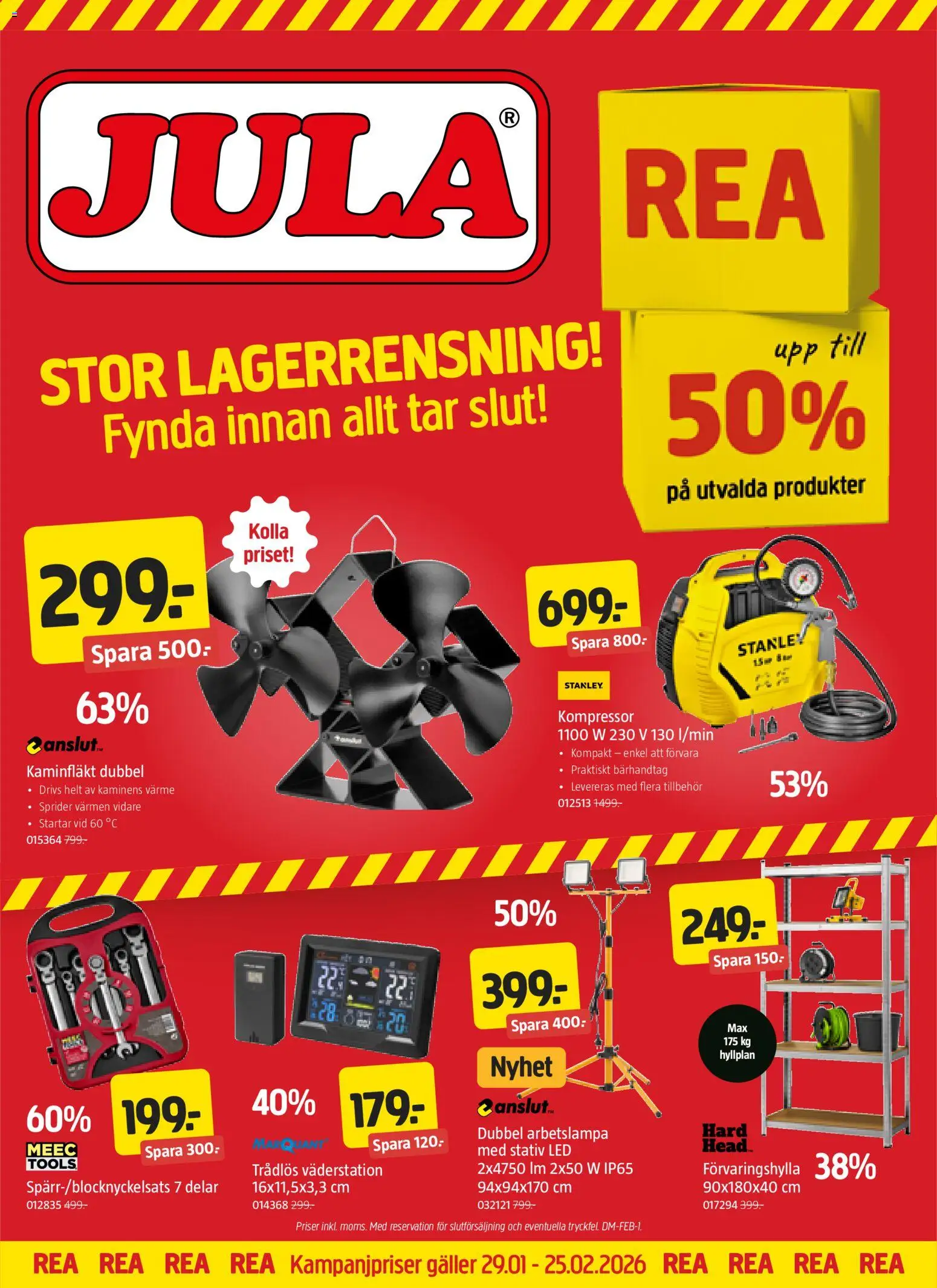 Förhandsgranska reklamblad Aktuella reklamblad Jula från butik Jula gäller från 29/01/2026