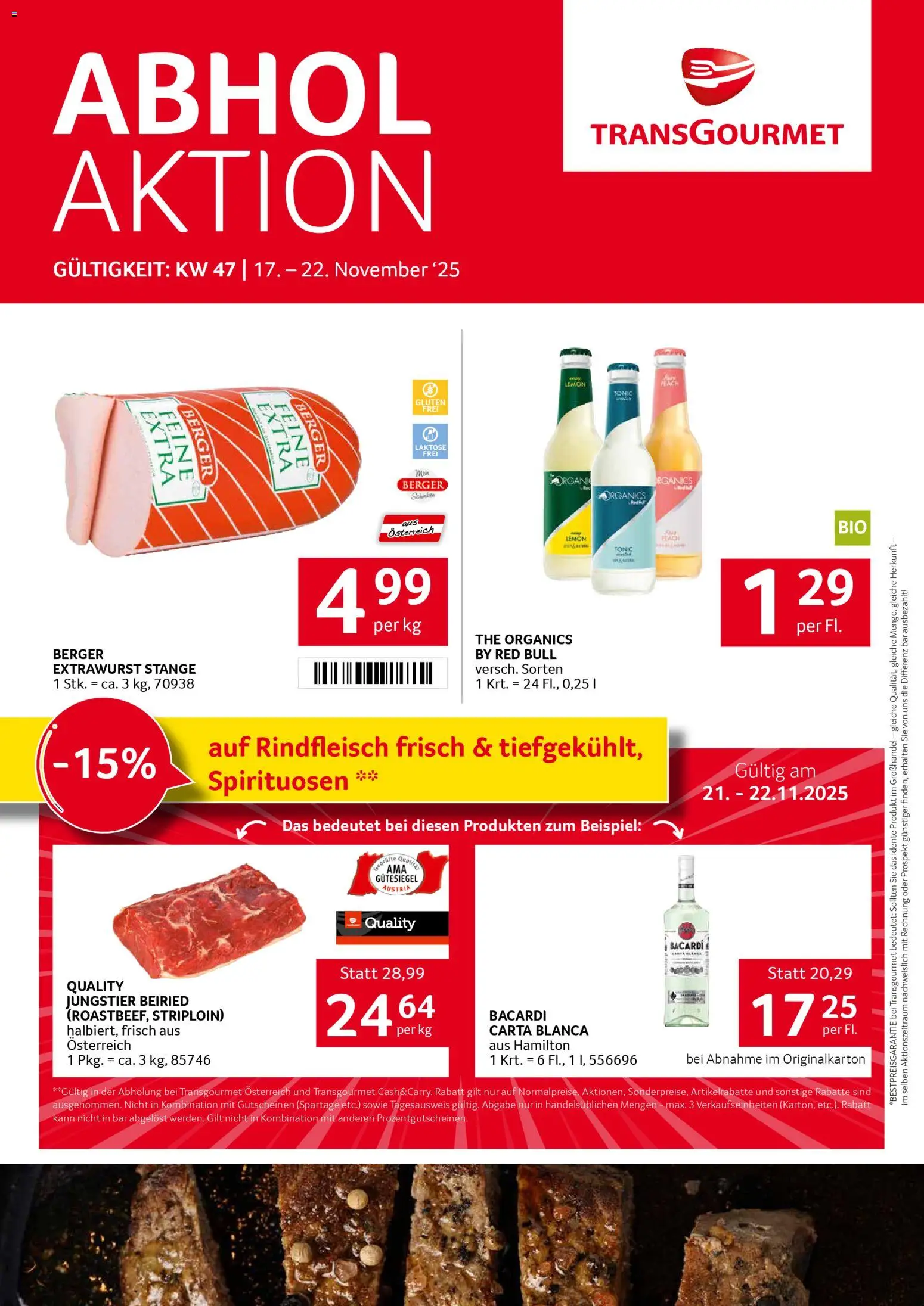 Vorschau der Angebote: Transgourmet Flugblatt gültig ab 17.11.2025 - Rindfleisch