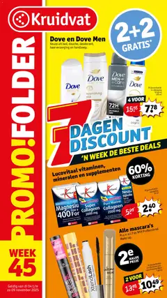 Prévisualisation de Folder week 45 du magasin Kruidvat formulaire valide 04/11/2025