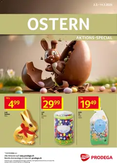 Vorschau des Merkblatts Prodega Aktionen Ostern vom Shop Prodega gültig von 02.03.2026 bis 14.03.2026