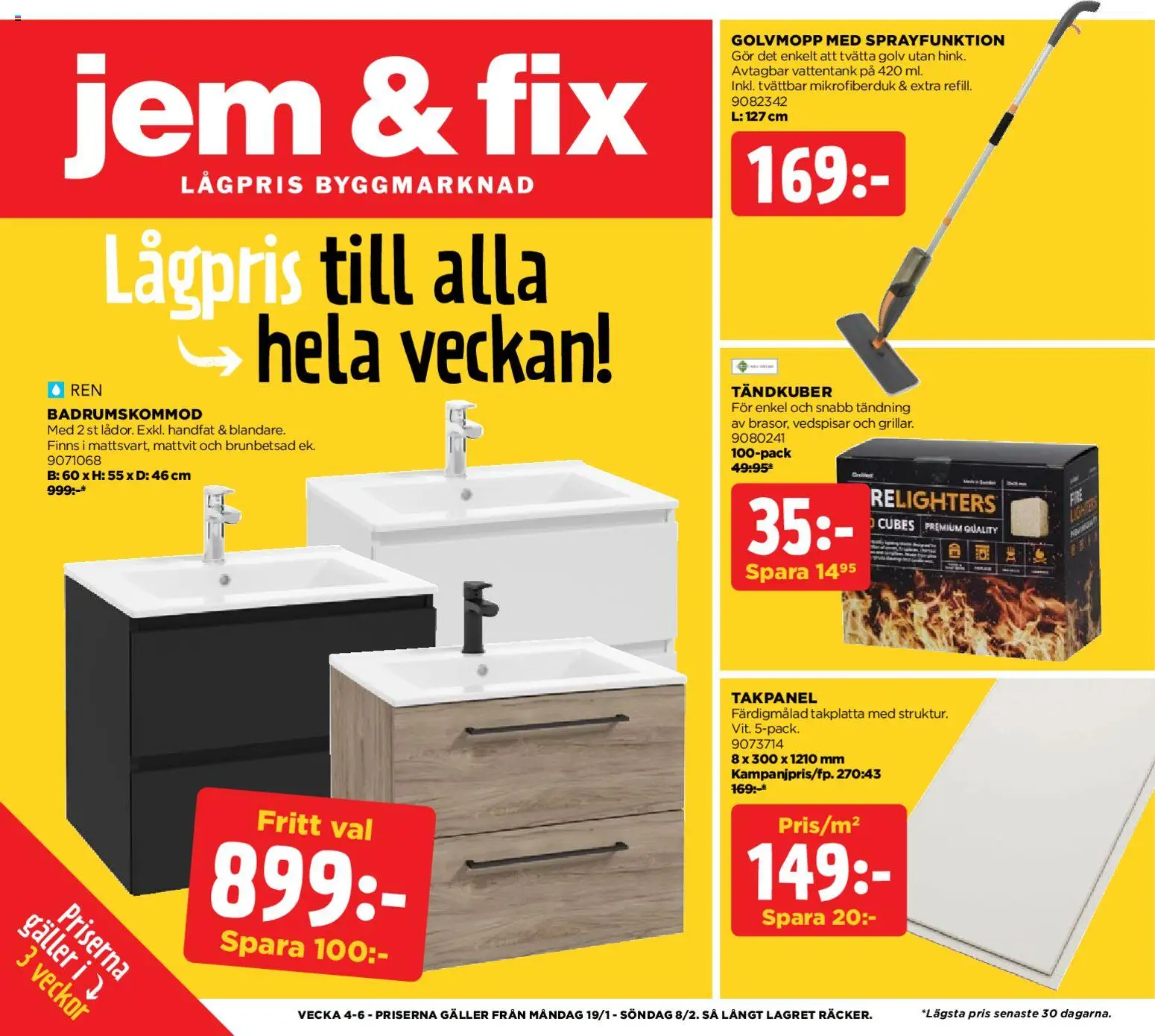Förhandsgranska reklamblad Aktuella reklamblad Jem & Fix från butik Jem & Fix gäller från 19/01/2026