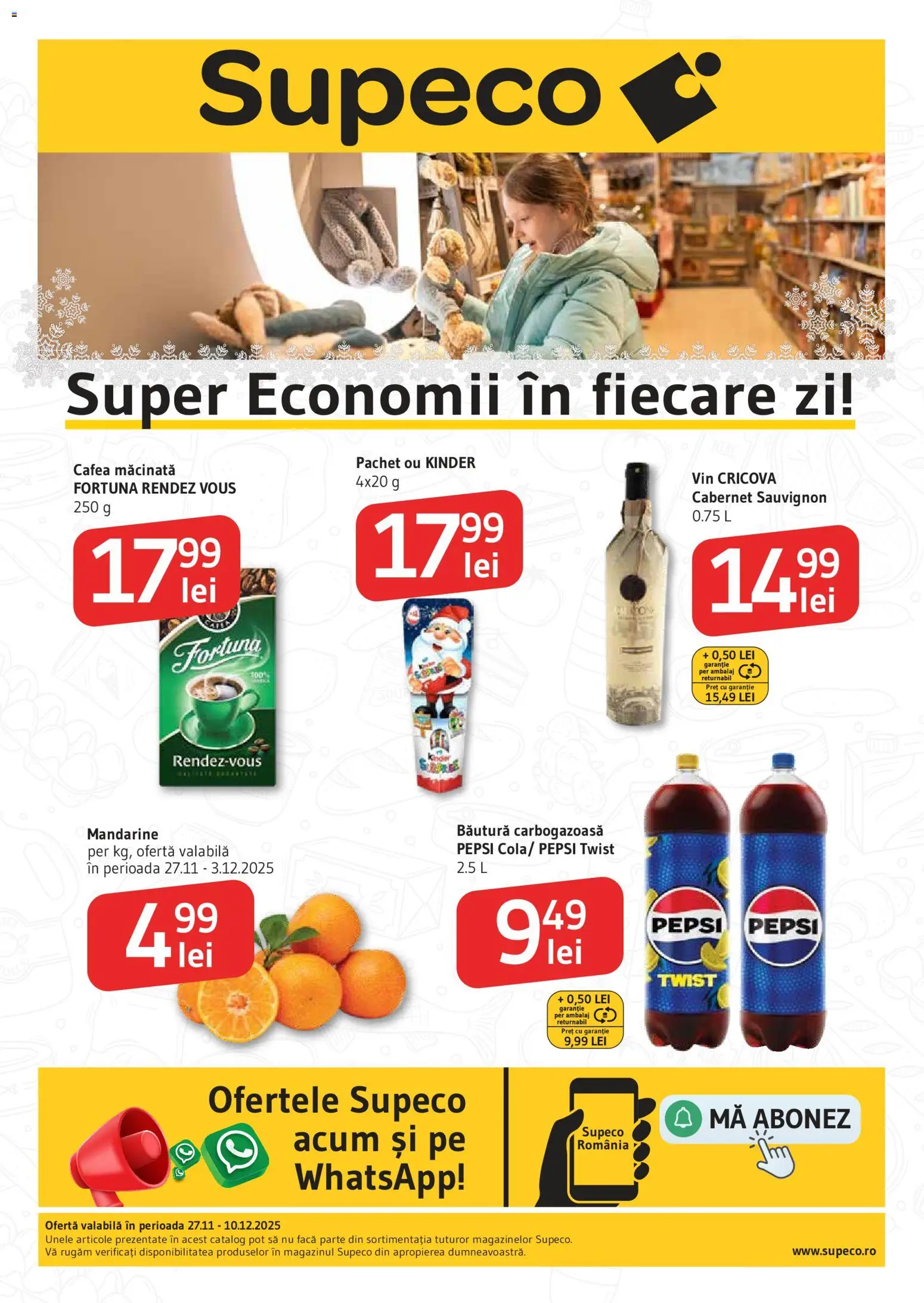 Previzualizarea de cataloage: Supeco Catalog nou valabil de la 27.11.2025