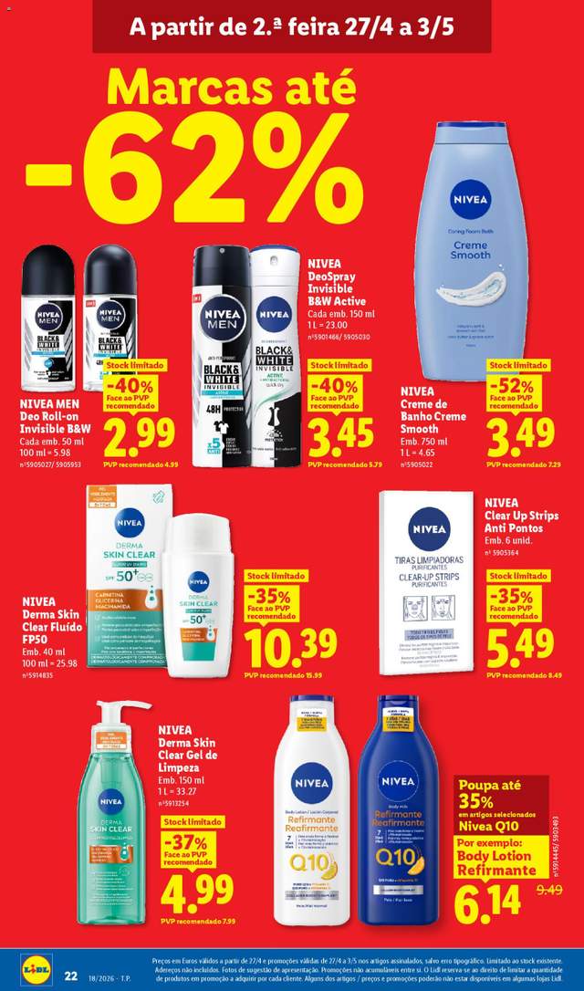 Novo folheto Lidl a partir de 27/04