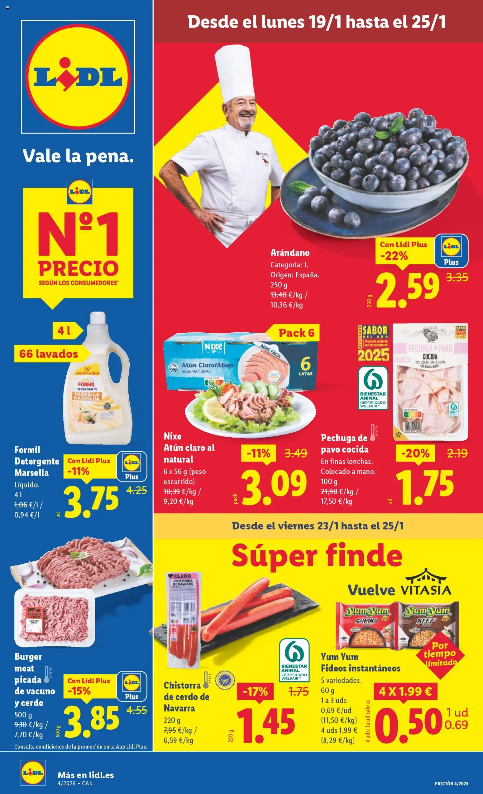 Vista previa del folleto de la tienda Lidl válido desde el 19/01/2026 