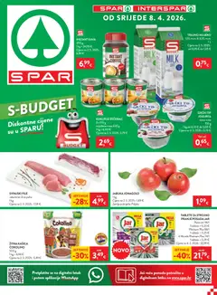 Pregled letka Spar Katalog trgovine Spar vrijedi od 08.04.2026