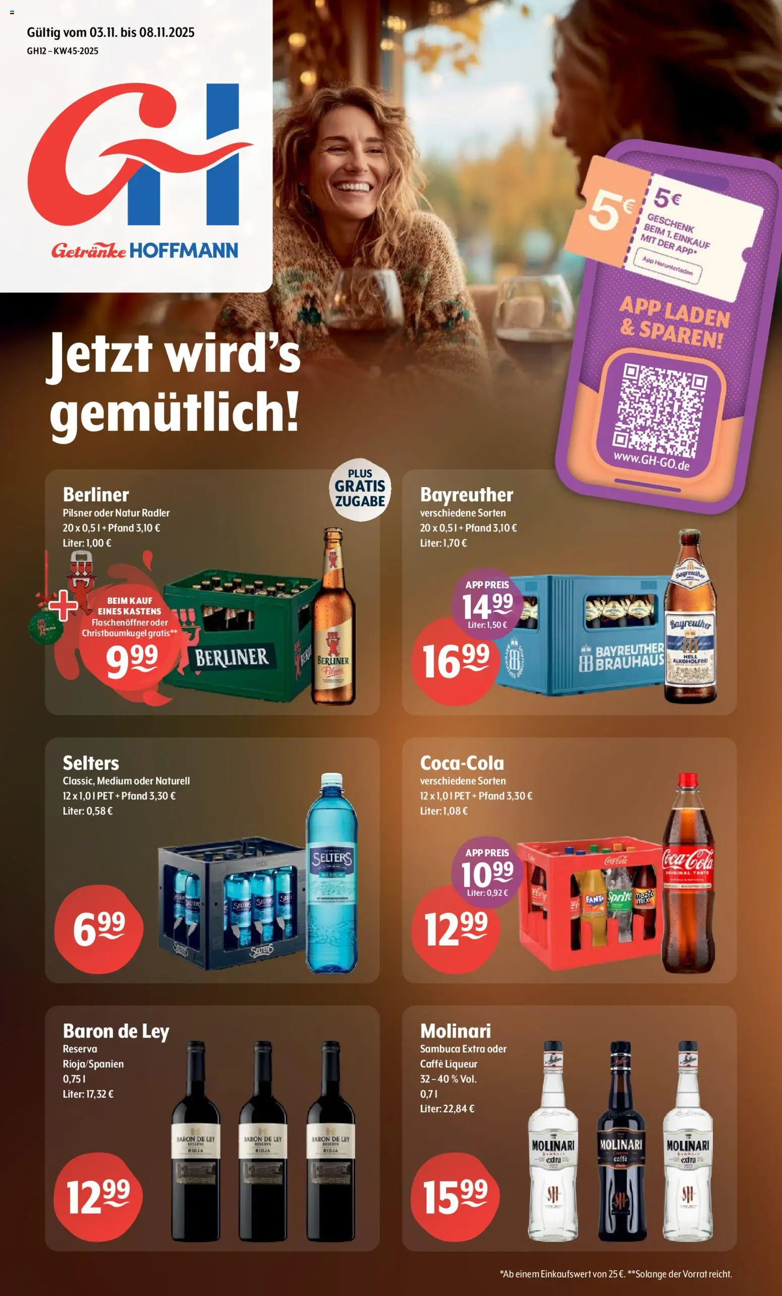 Vorschau von dem Prospekt des Geschäftes Getränke Hoffmann, gültig ab dem 03.11.2025