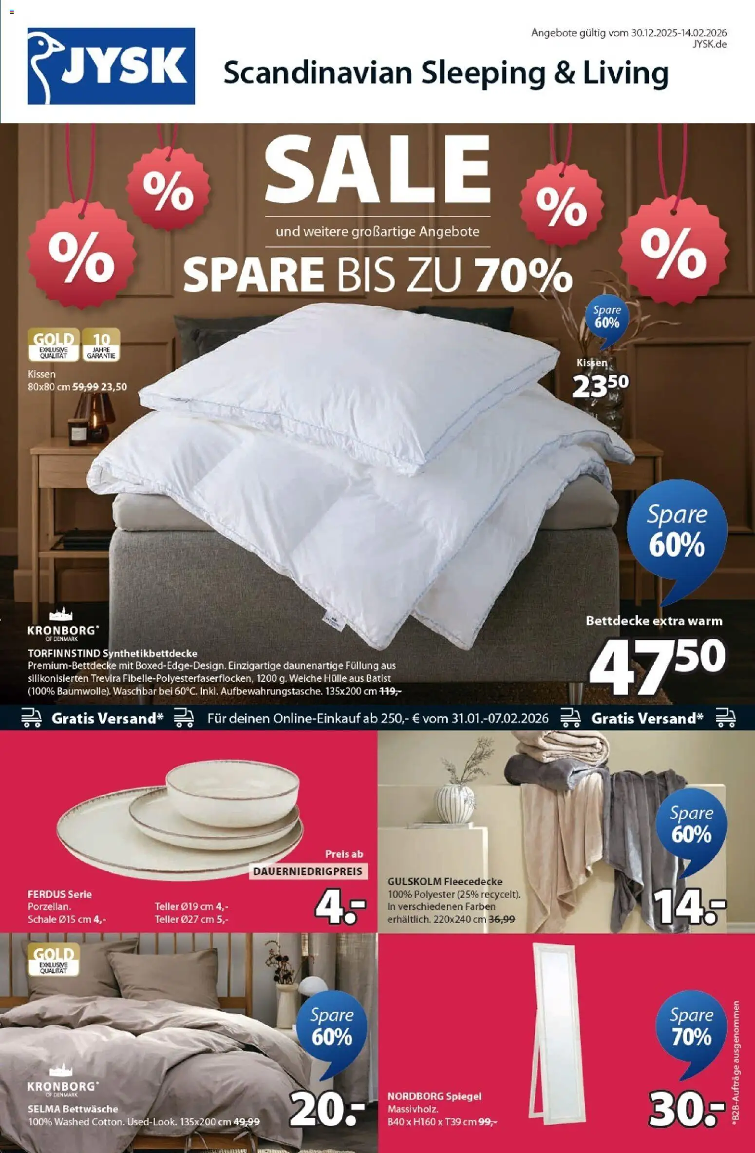 Vorschau von dem Prospekt des Geschäftes JYSK, gültig ab dem 30.12.2025