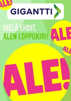 Kaupan Gigantti Tarjoukset esikatselu, voimassa 01/08/2025