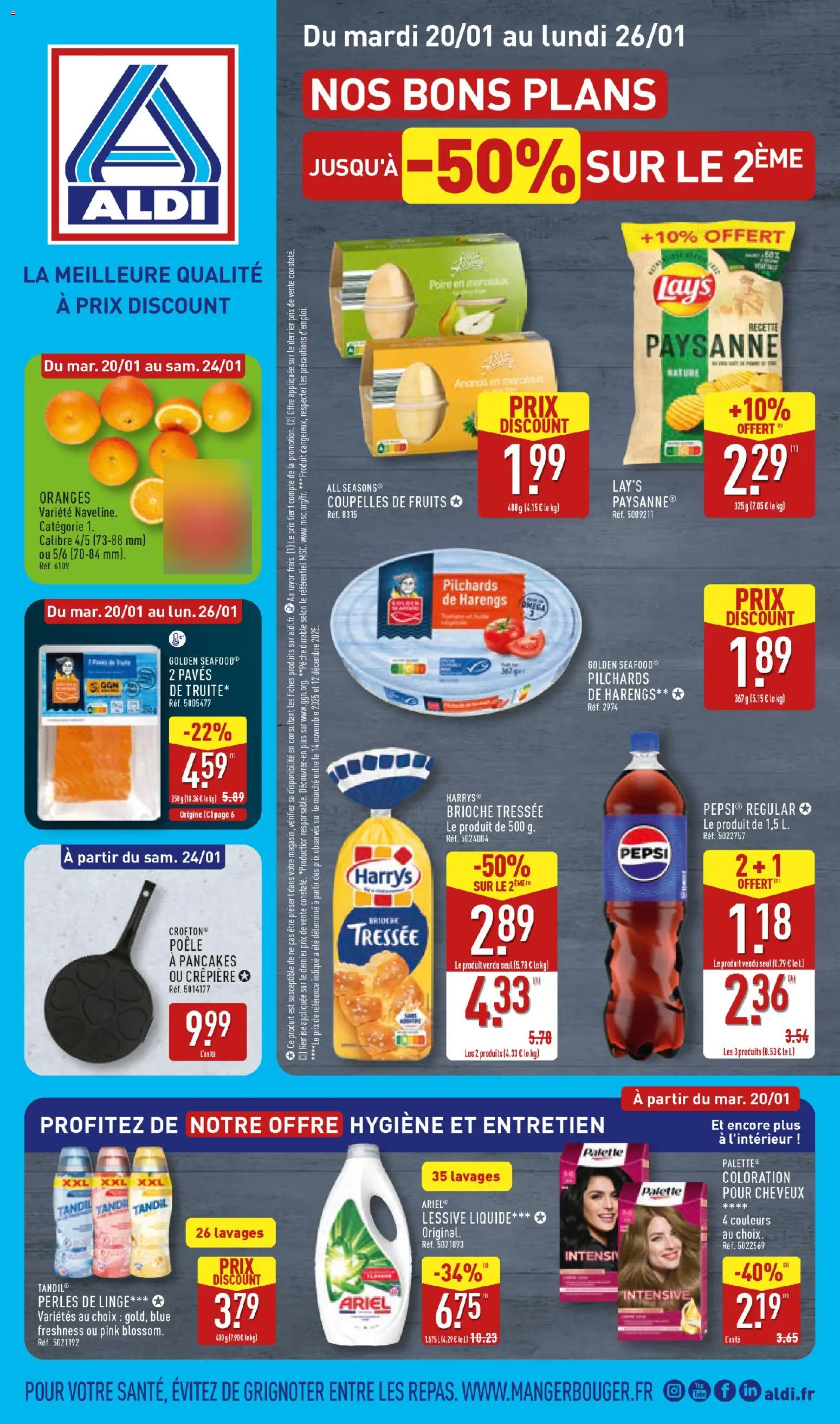 Prévisualisation de Catalogue de la semaine 4 du magasin Aldi formulaire valide 20/01/2026