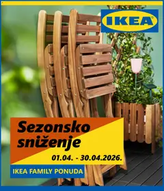 Pregled letka IKEA Katalog trgovine IKEA vrijedi od 01.04.2026