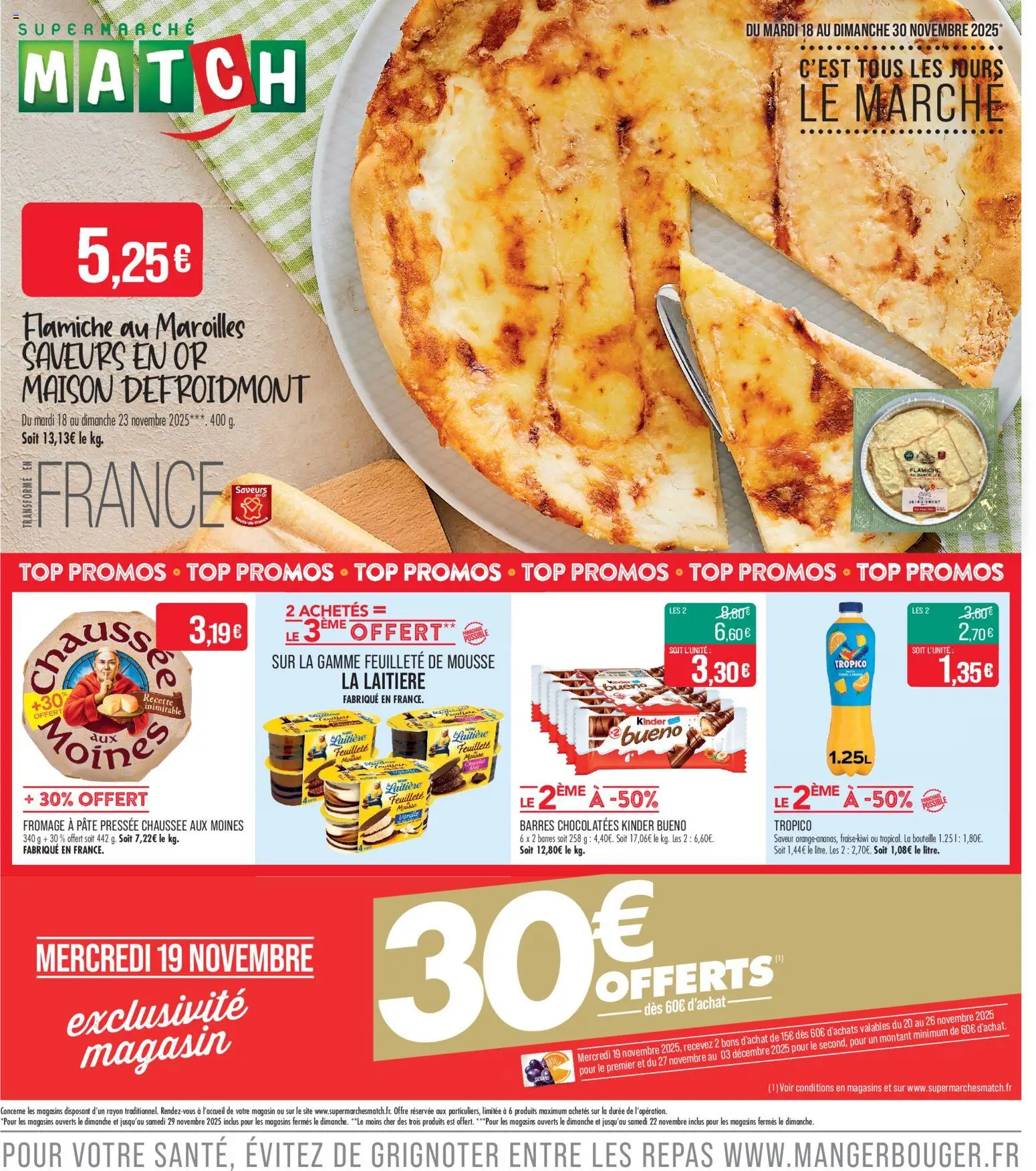 Prévisualisation de Catalogue | Meaux du magasin Match Supermarché formulaire valide 18/11/2025