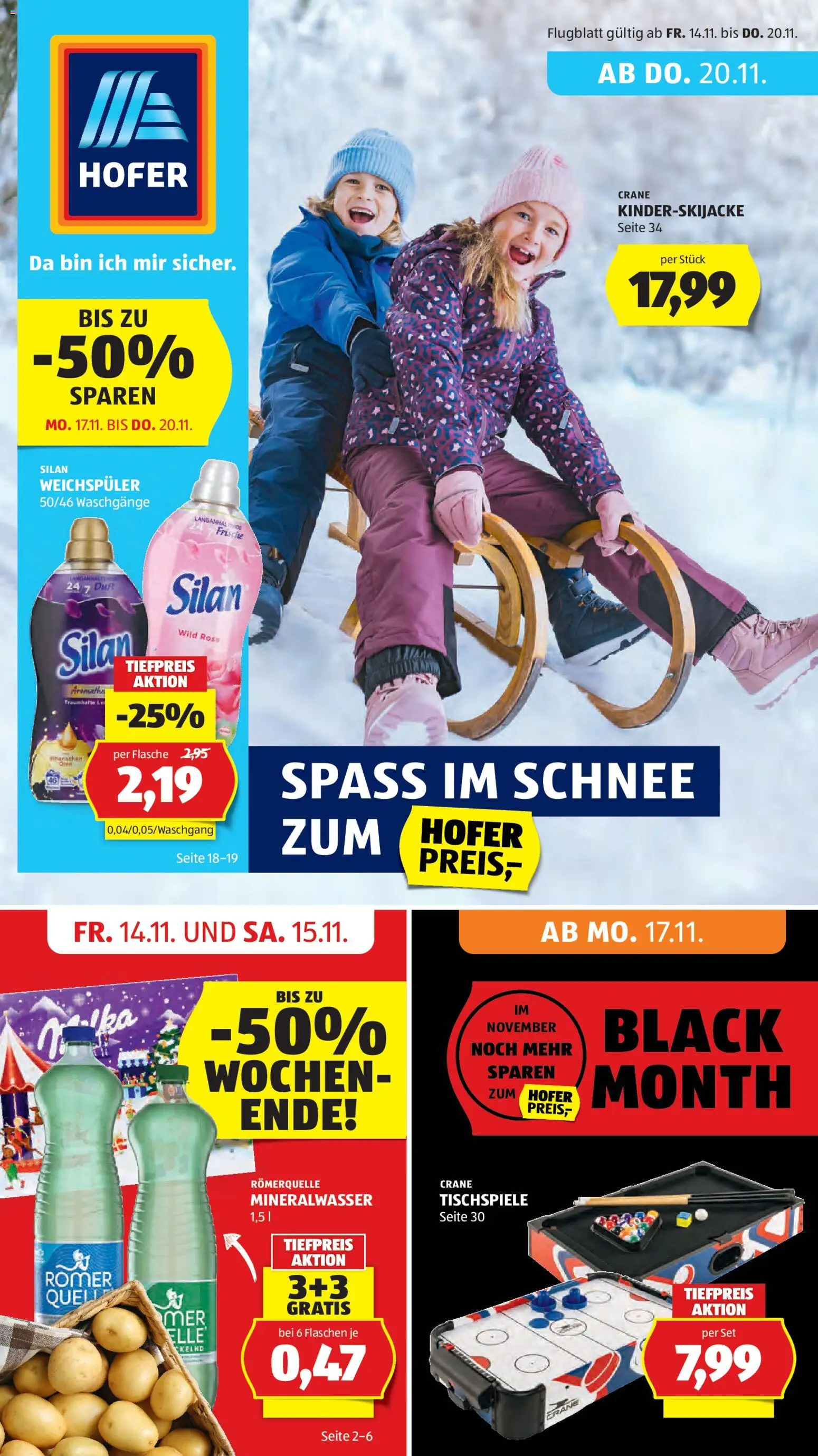 Vorschau der Angebote: Hofer Black Friday gültig ab 14.11.2025