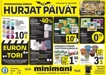 Kaupan Minimani Tarjoukset - Rovaniemi esikatselu, voimassa 16/02/2026