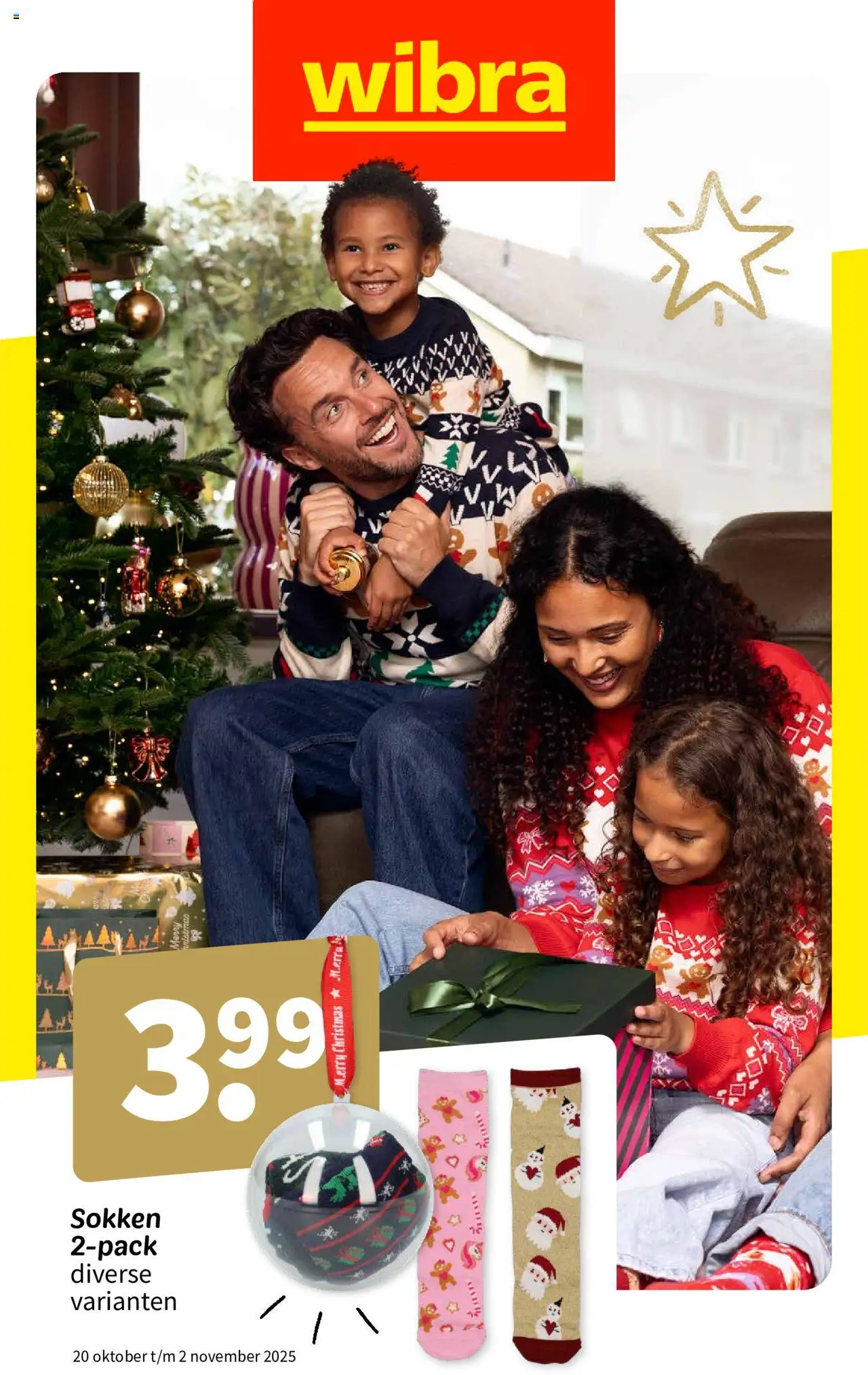 Wibra shop folder week 43 kerst geldig vanaf 20-10-2025 - Paginanummer 1