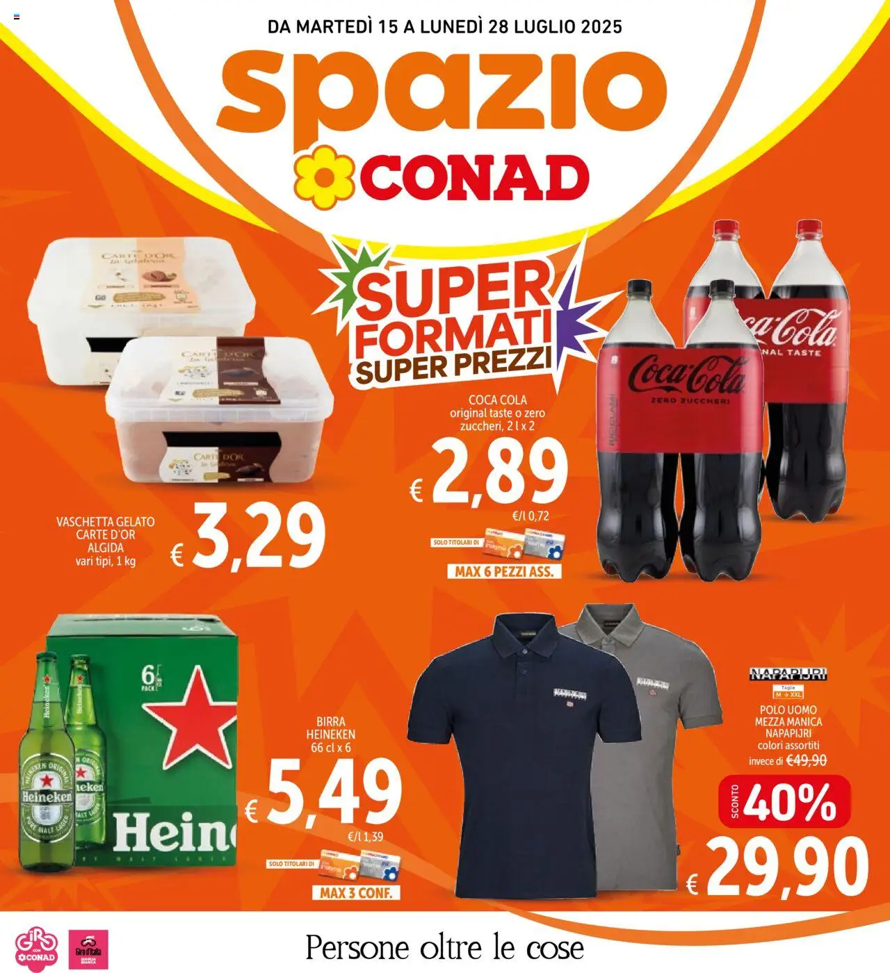 Volantino Spazio Conad valido da 15/07/2025 numero di pagina 1
