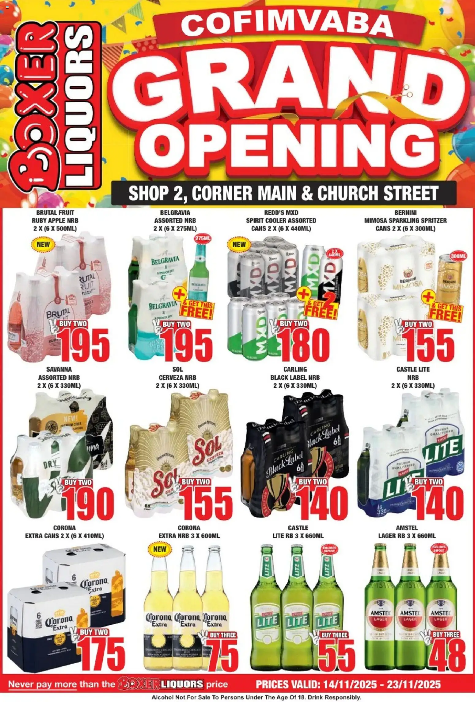 Preview of Boxer flyer valid from 14/11/2025