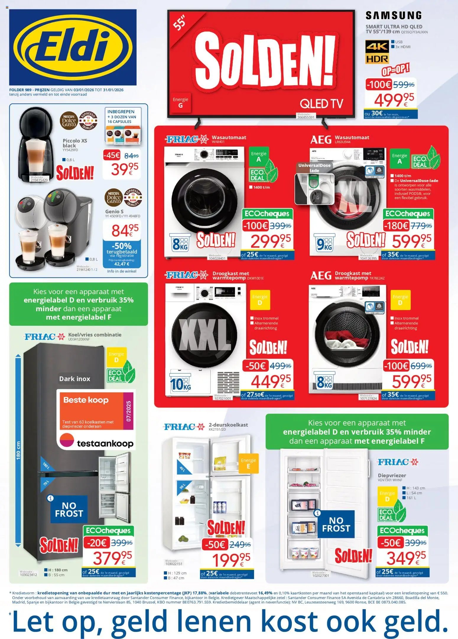 Voorbeeld van Folder van winkel Eldi geldig vanaf 03/01/2026