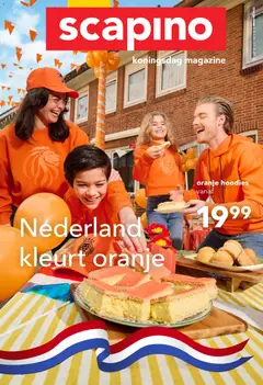 Voorbeeld van Scapino folder - Koningsdag magazine van winkel Scapino geldig vanaf 07-04-2026