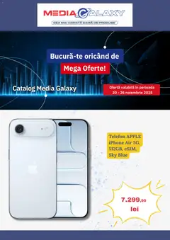 Previzualizarea de cataloage: Media Galaxy Catalog nou valabil de la 20.11.2025