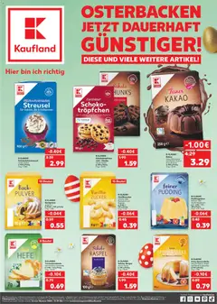 Voorbeeld van Osterbacken dauerhaft günstiger van winkel Kaufland DE geldig vanaf 19-03-2026