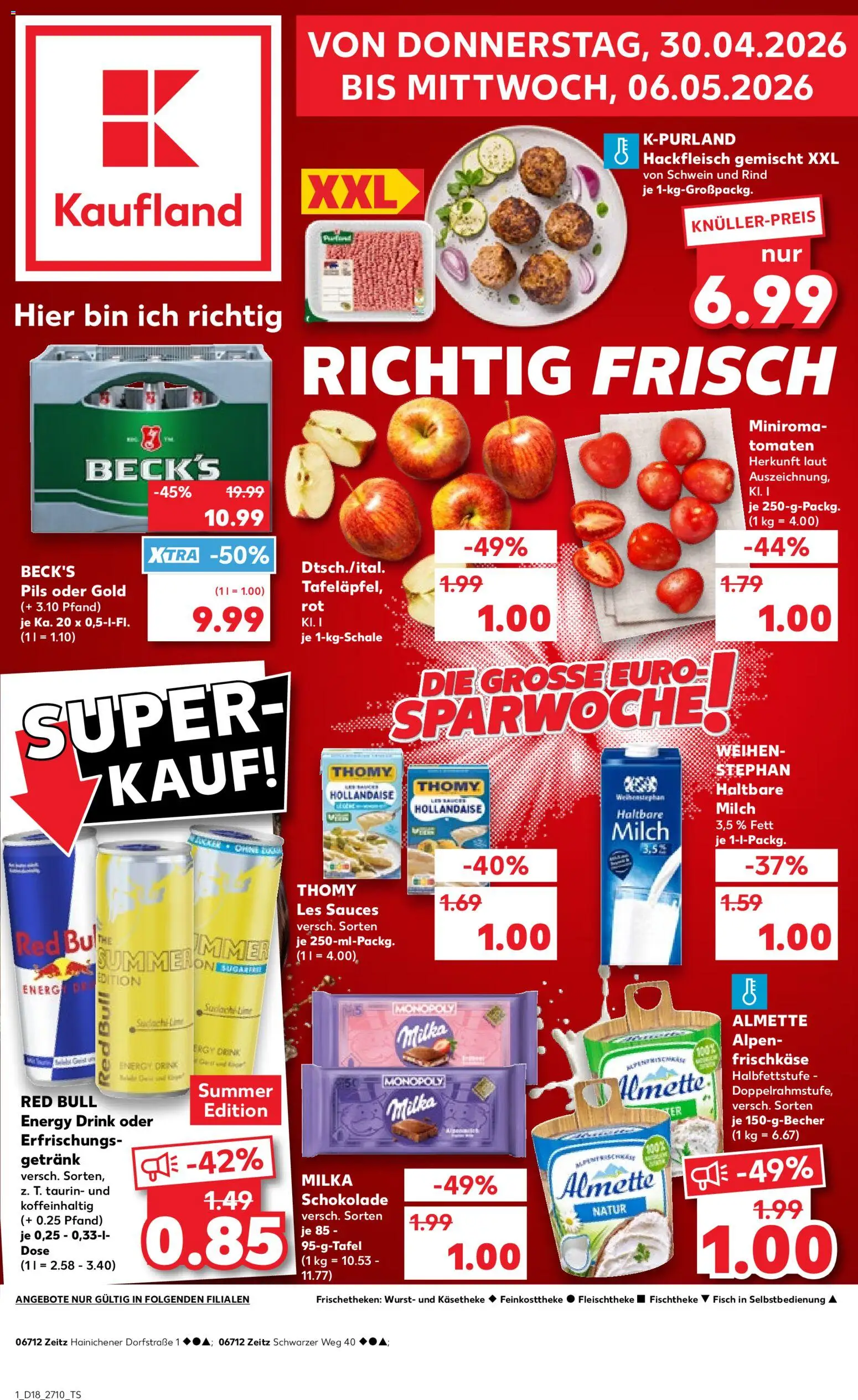 Vorschau von dem Prospekt des Geschäftes Kaufland, gültig ab dem 30.04.2026