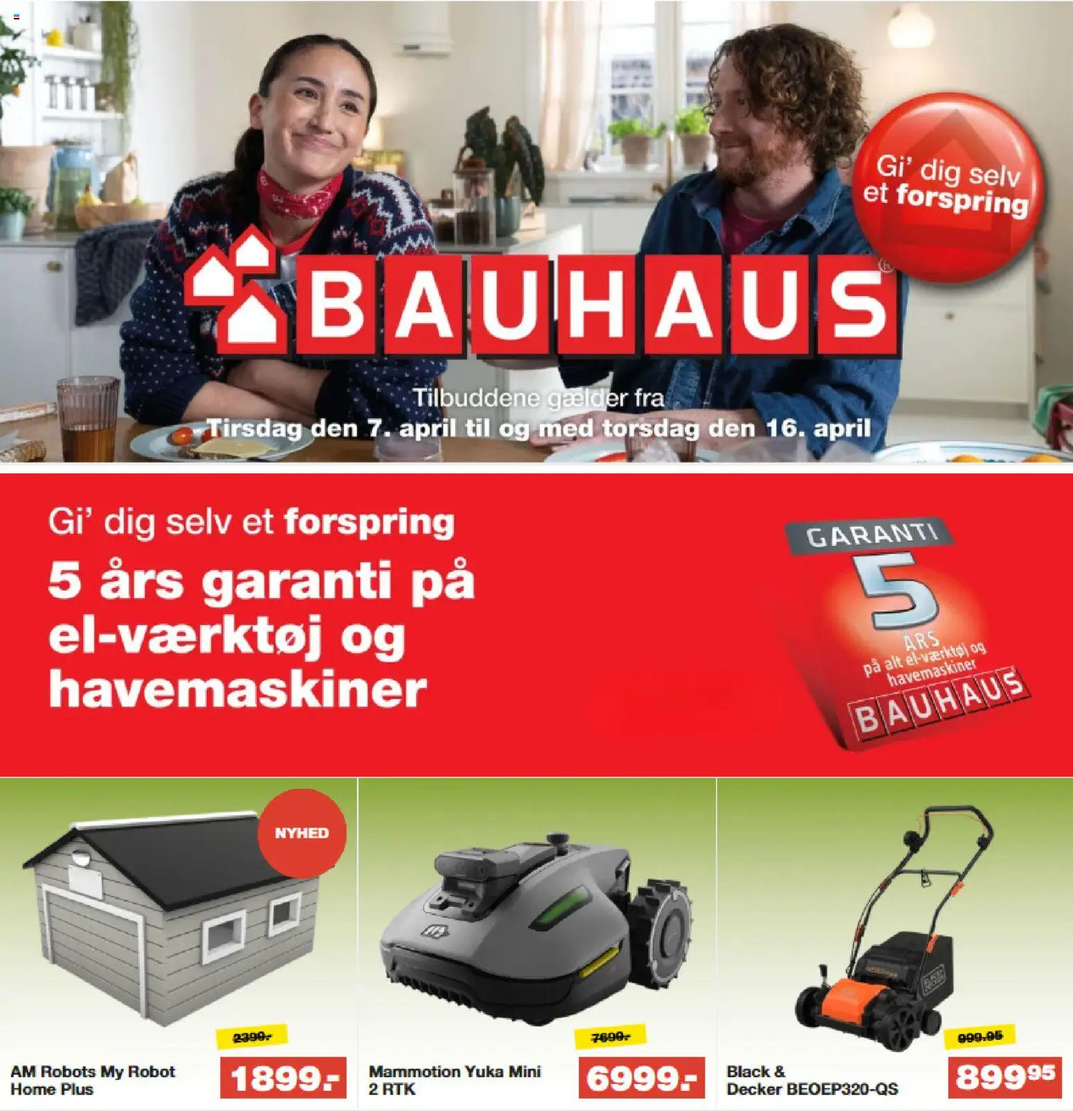 Eksempel på tilbudsavis Bauhaus - Tilbudsavis fra butik Bauhaus gyldig fra 07/04/2026