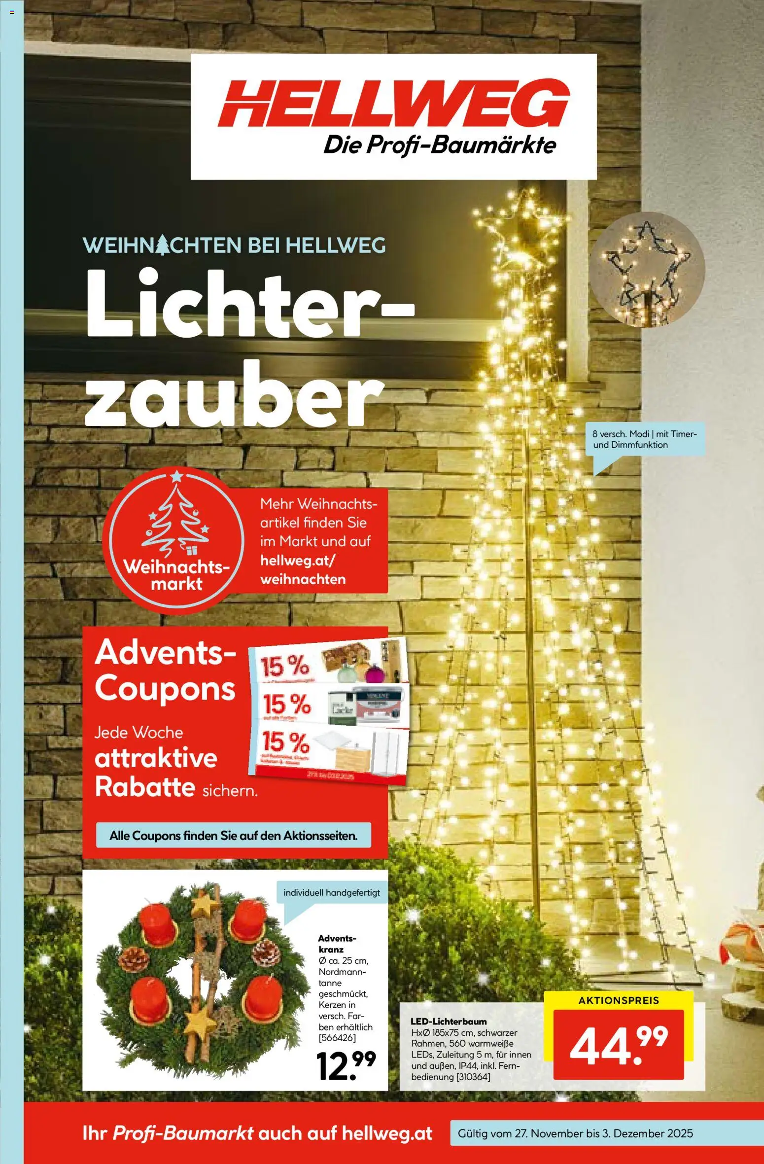 Vorschau der Angebote: HELLWEG Flugblatt gültig ab 27.11.2025