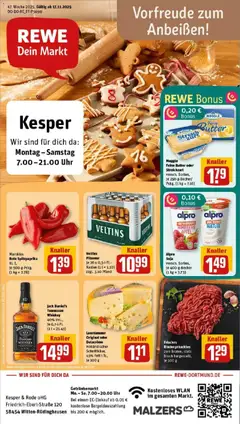 Vorschau von dem Prospekt des Geschäftes Rewe, gültig ab dem 17.11.2025