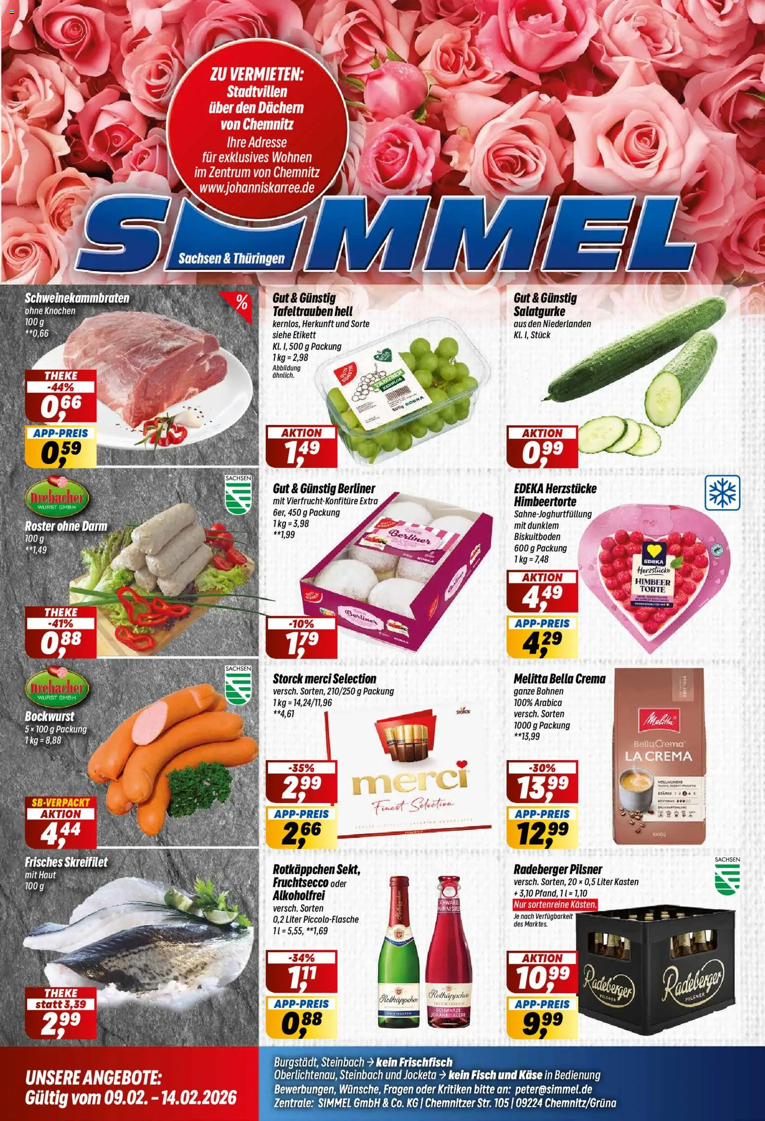 Vorschau von dem Prospekt des Geschäftes Simmel, gültig ab dem 09.02.2026