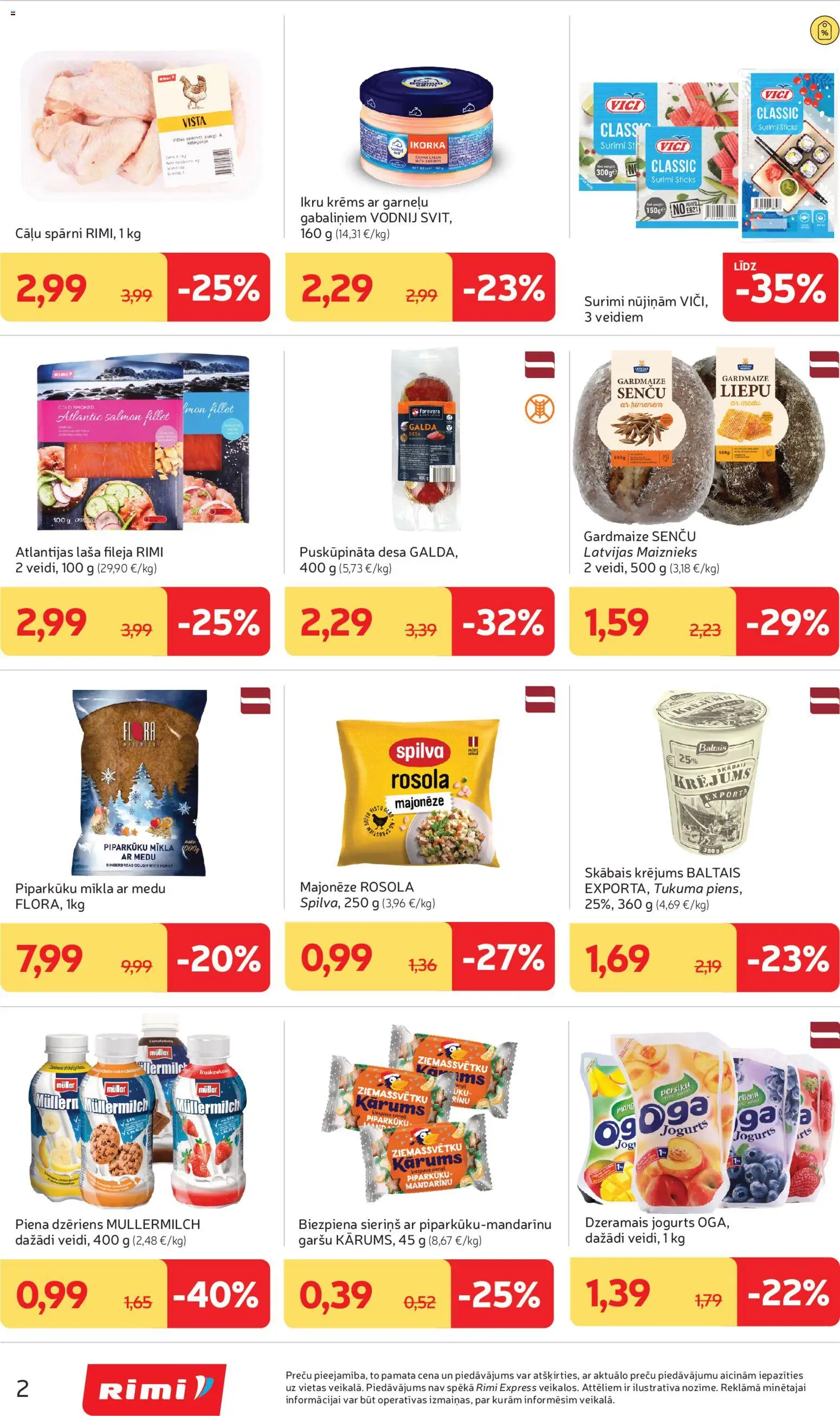 Skatīt Rimi akciju bukletu, derīgs no 2025.12.09