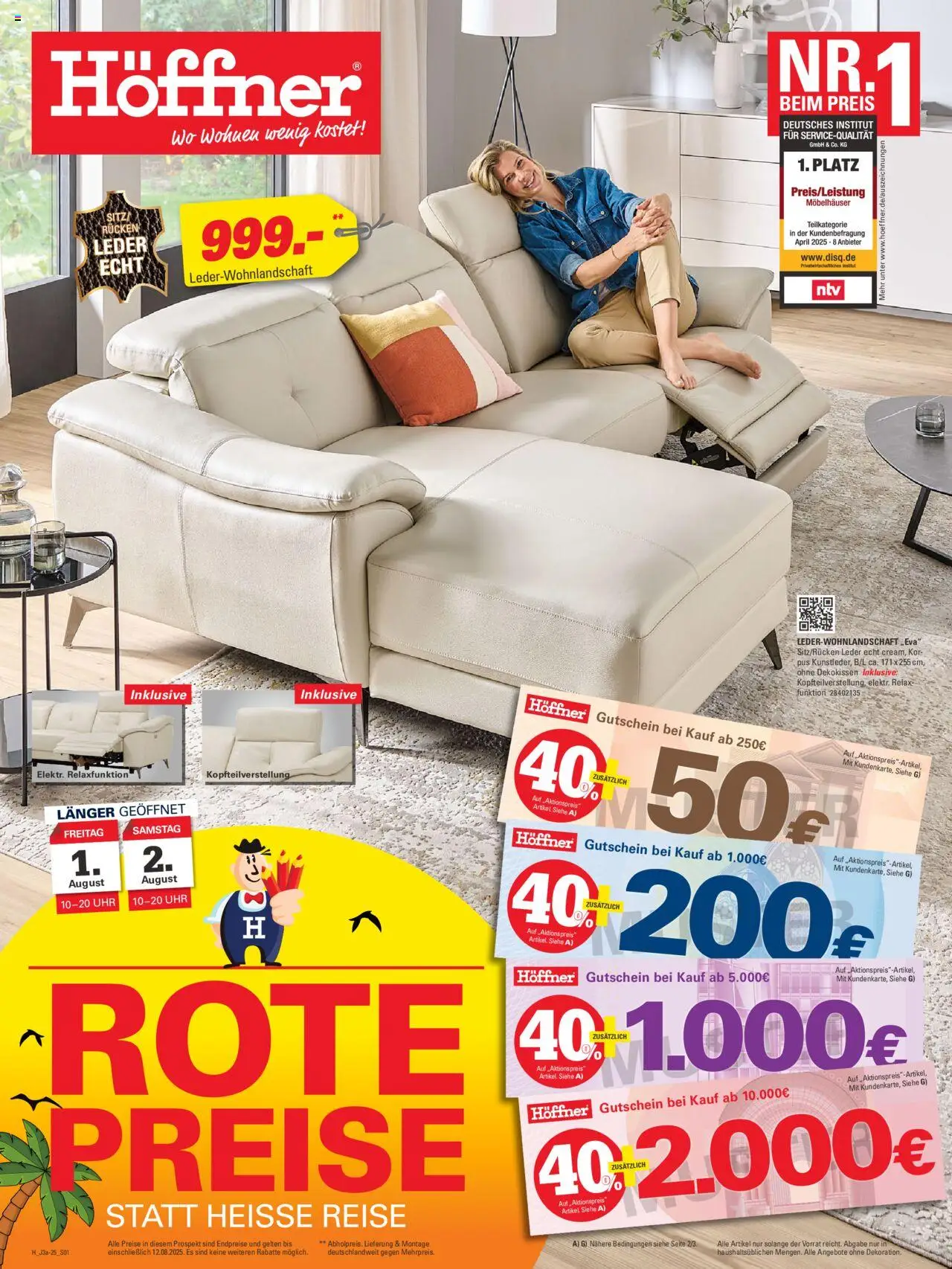 Höffner Prospekt (vom 30.07.2025 - 12.08.2025)