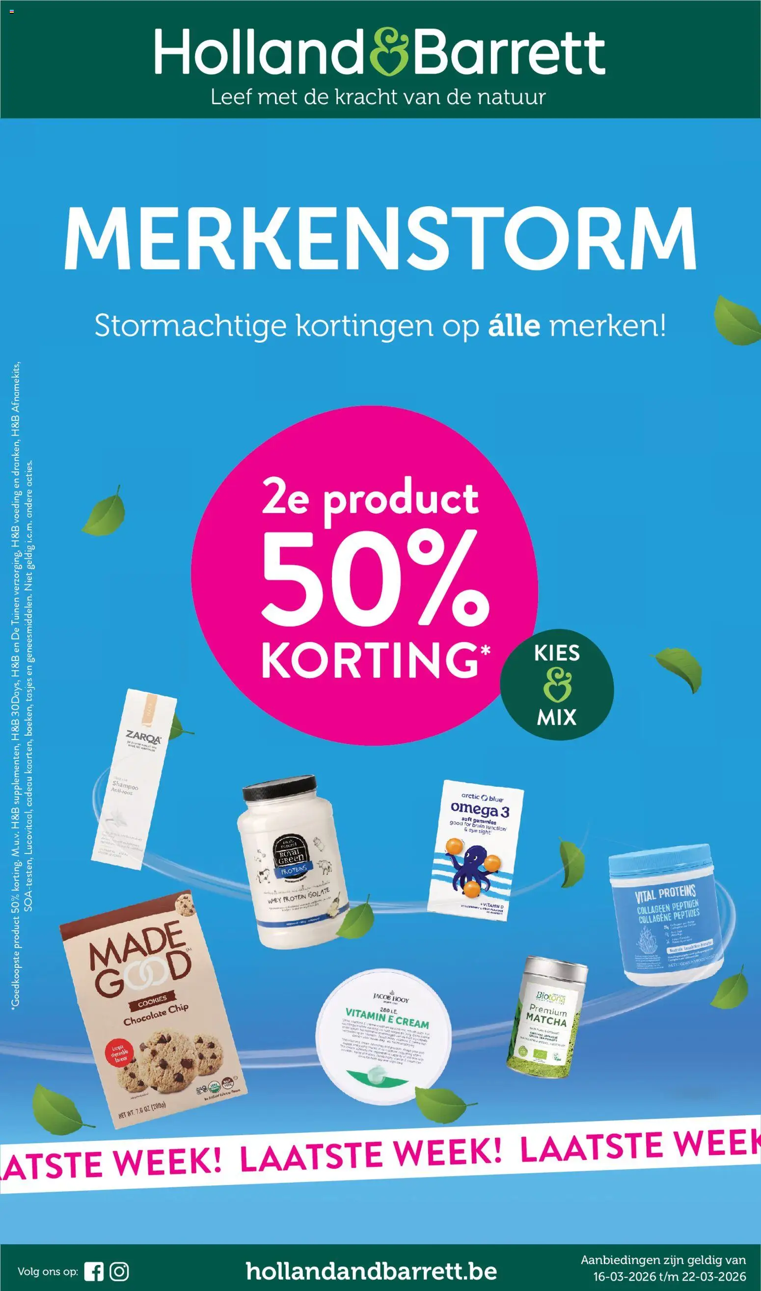 Voorbeeld van Holland & Barrett Folder / Publicité van winkel Holland & Barrett geldig vanaf 16/03/2026