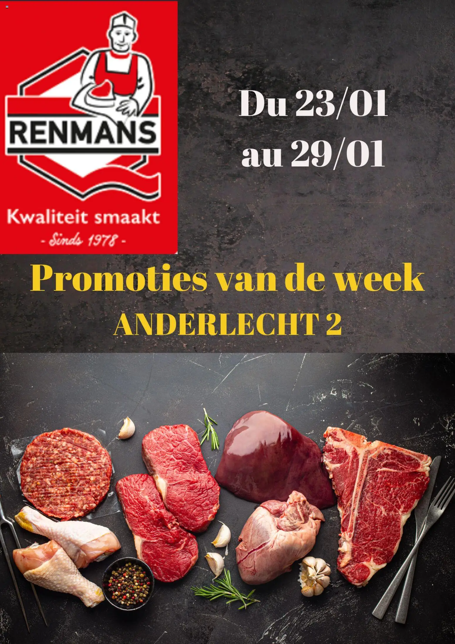 Voorbeeld van Folder / Publicité van winkel Renmans geldig vanaf 23/01/2026