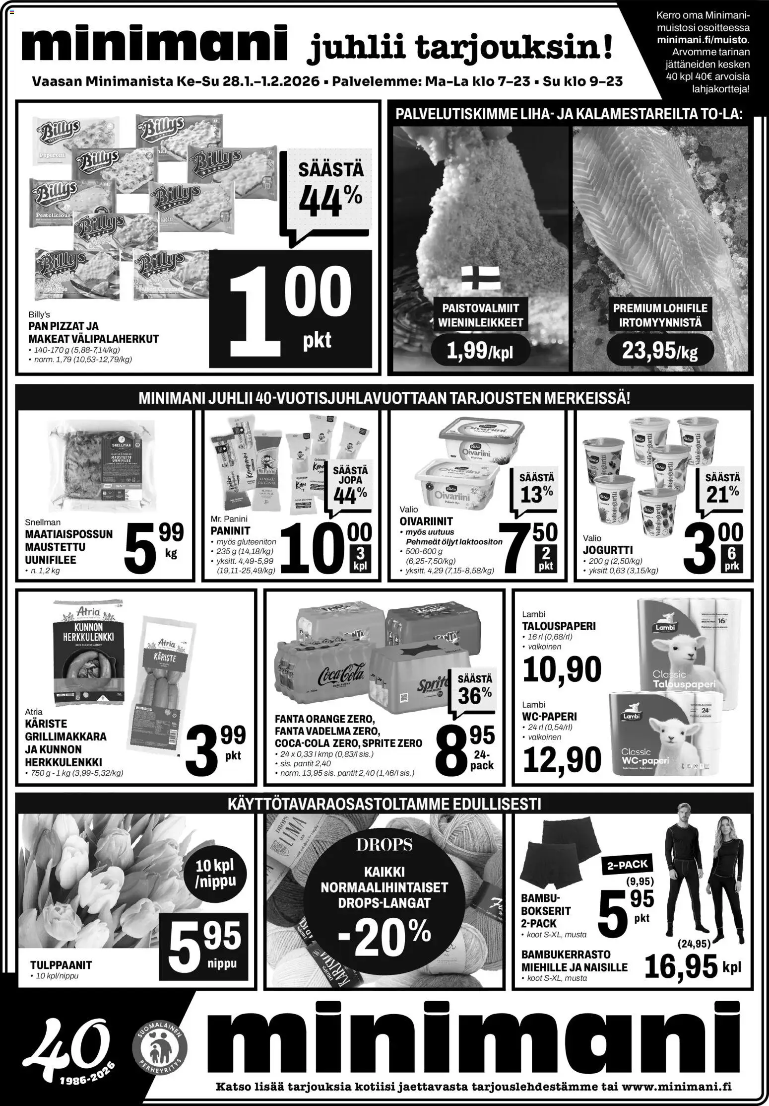 Kaupan Minimani Tarjoukset - Vaasa esikatselu, voimassa 28/01/2026