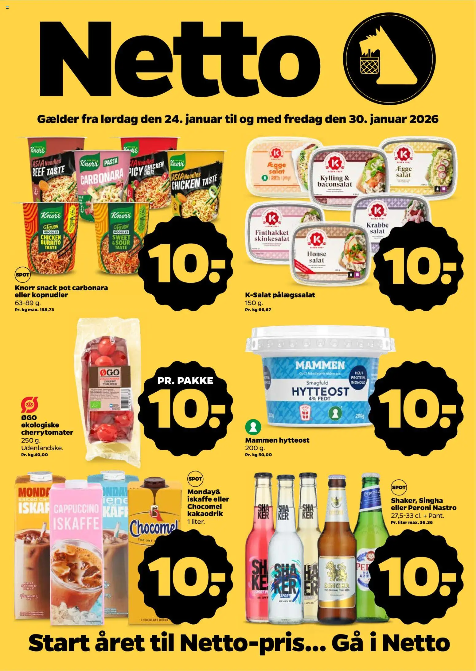 Eksempel på tilbudsavis Tilbudsavis fra butik Netto gyldig fra 24/01/2026