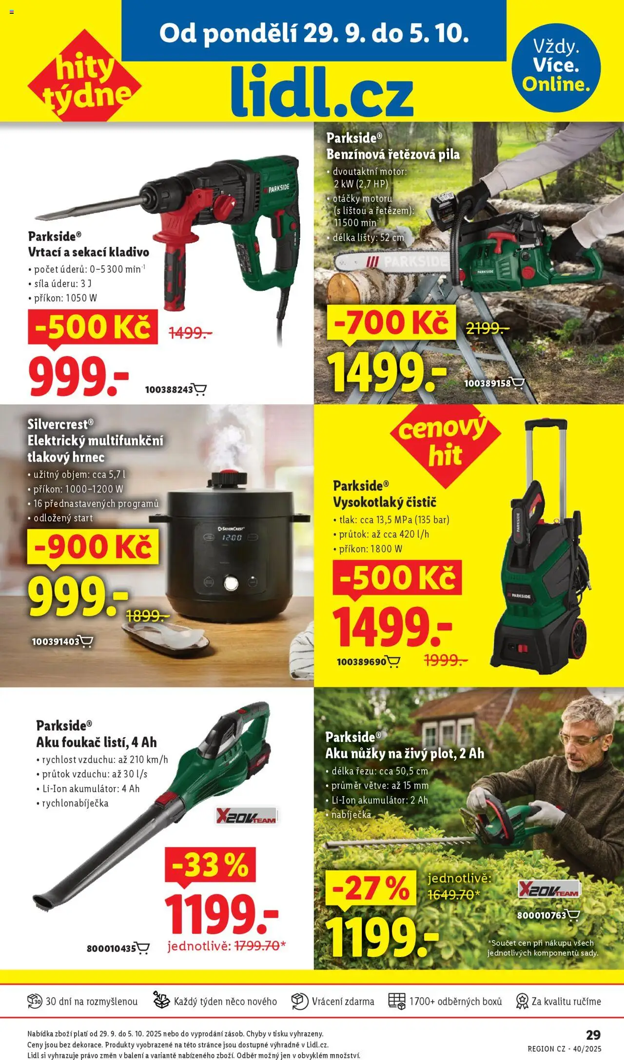  LIDL leták příští týden od 29.09.2025 >> Lidl Akce